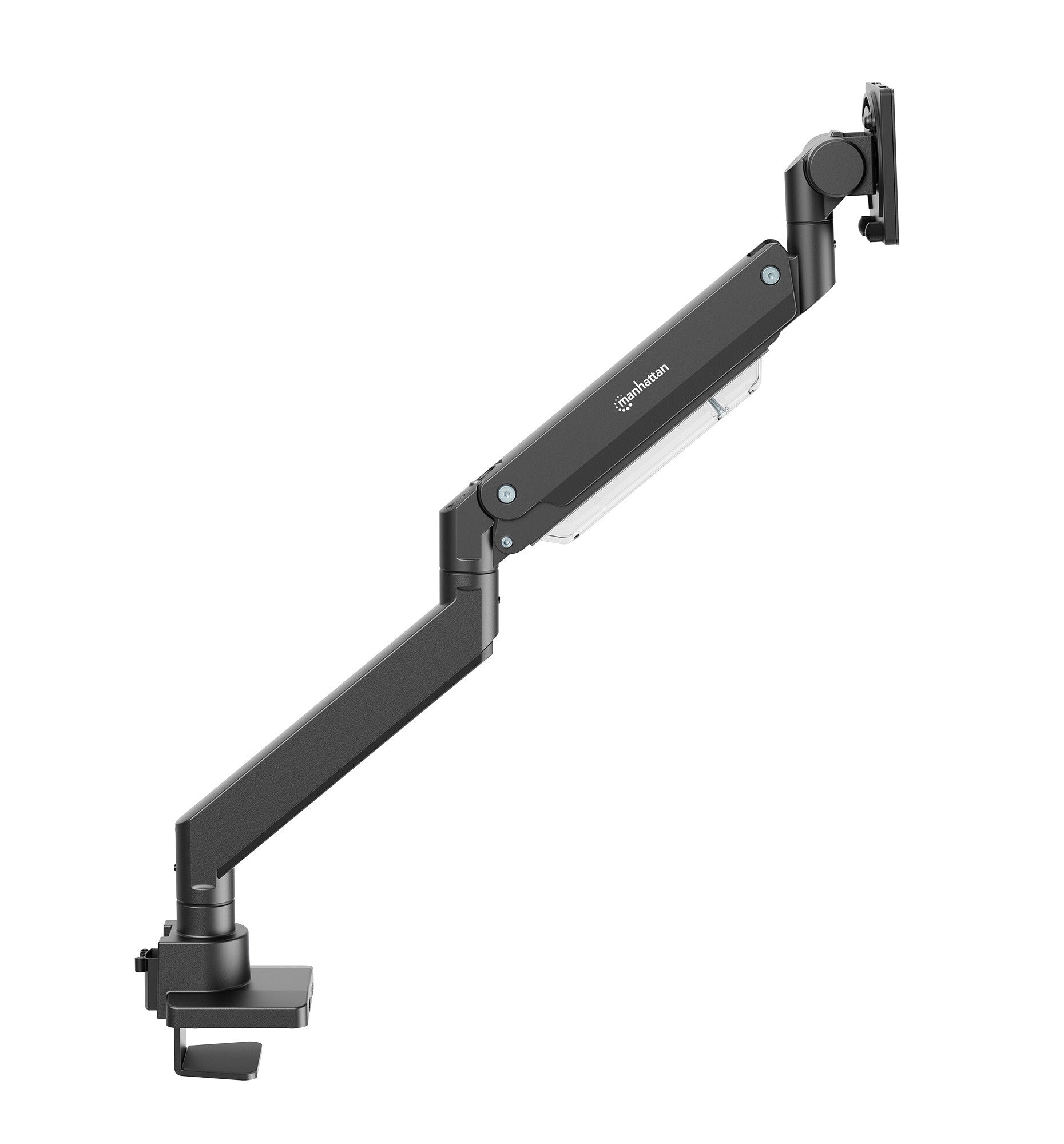 Manhattan 462594 soporte para pantalla plana 144.8 cm (57") Escritorio Negro