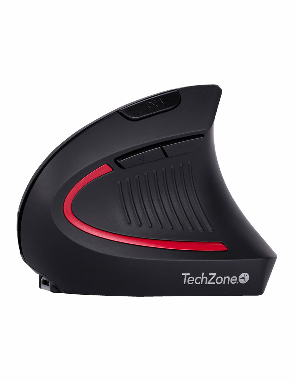 TechZone TZMOUINA-06 ratón Oficina RF inalámbrico + bluetooth Óptico 1600 DPI