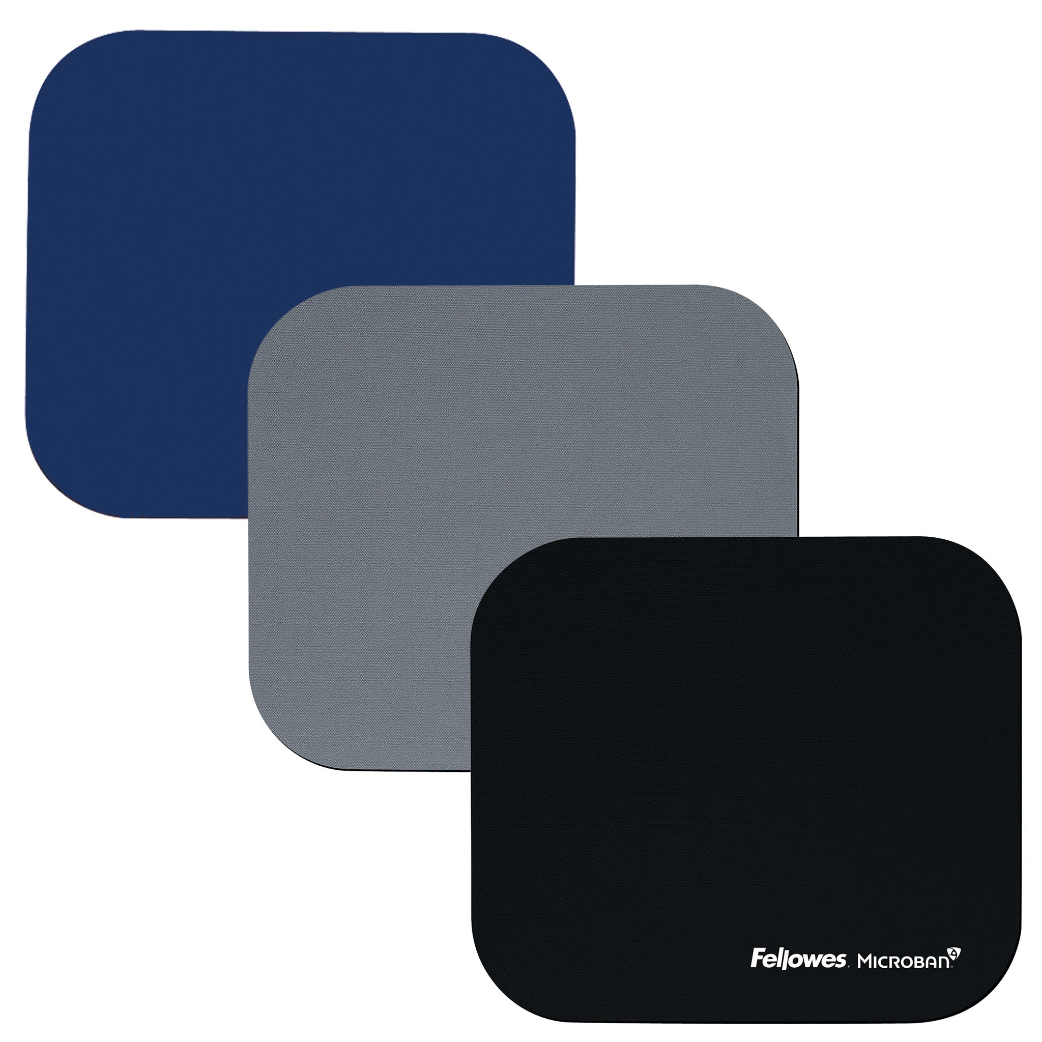 Fellowes Microban Mouse Pad Navy Azul