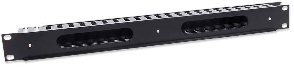 Intellinet Organizador Horizontal 19", 1U, (Metal)