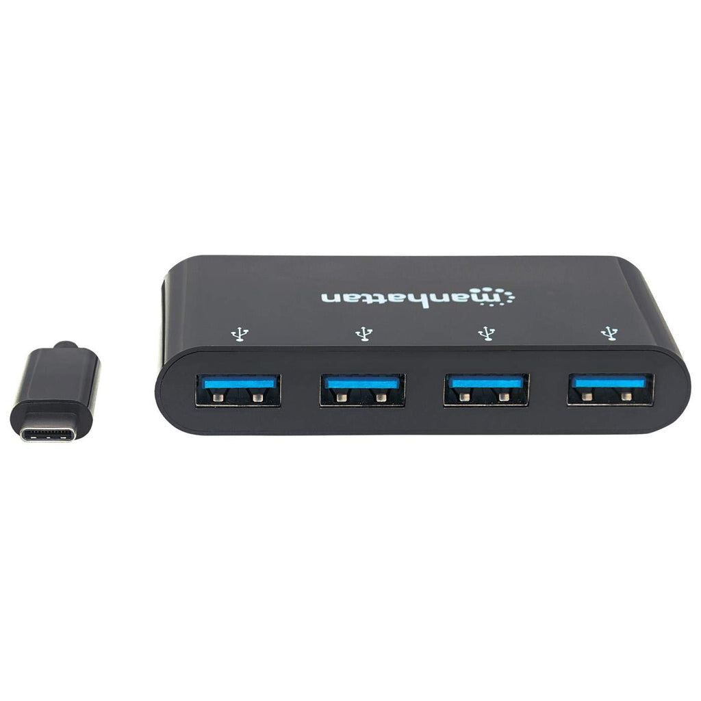 Manhattan Hub USB-C 3.2 Gen 1 con 4 puertos USB-A