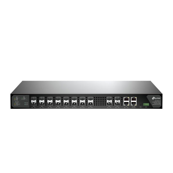 DeltaStream - OLT de 16 puertos GPON / Conexión de hasta 2,048 ONUs / 2 Puertos Gigabit RJ45 Uplink / 4 Puertos SFP+ Uplink / Fuentes Redundantes AC- AC (incluidas) / Administración desde la nube (DPMS)