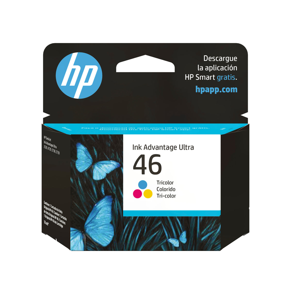 HP Cartucho original de tinta tricolor 46 Advantage