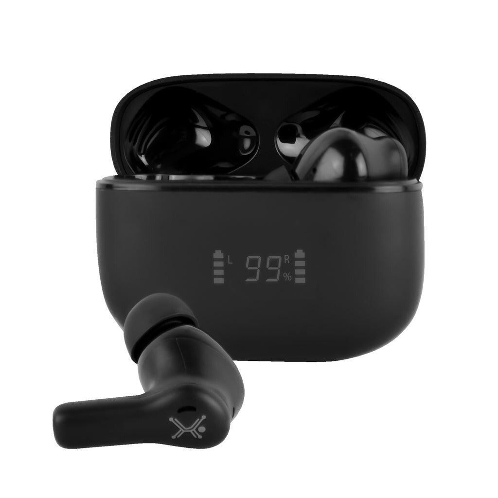 Perfect Choice PC-117209 audífono y auriculare Auriculares True Wireless Stereo (TWS) Intra auditivo Llamadas/Música Bluetooth Negro