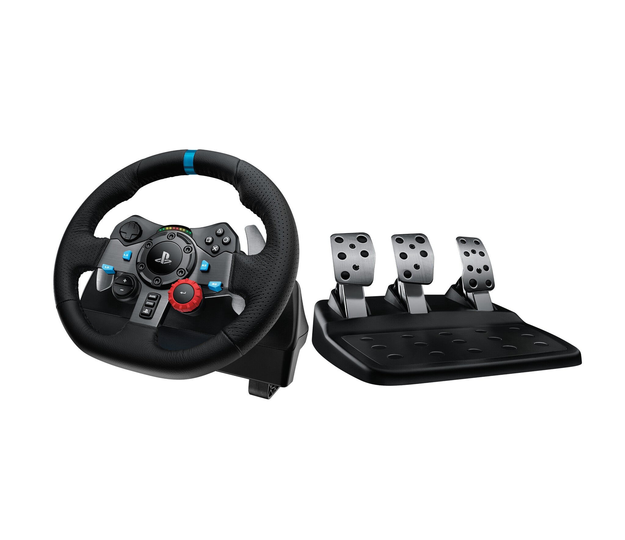 Logitech G 941-000111 control de juego Negro USB Volante + Pedales Analógico/Digital PlayStation 4, Playstation 3