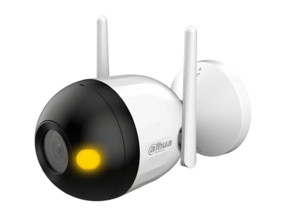 CAMARA IP/ DAHUA/ F2C-LED/ BULLET WIFI DE 2 MP/ FULL COLOR/ MICROFONO INTEGRADO/ 30 MTS DE LUZ VISIBLE/ RANURA PARA MSD/ LENTE 2.8MM/ IA CON DETECCION DE HUMANOS/ IP67