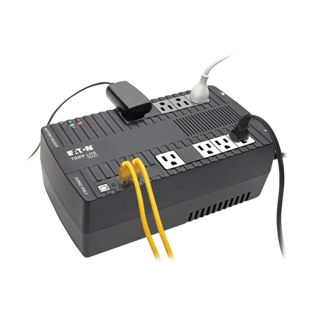 Tripp Lite AVR550U UPS Interactivo de 550VA 300W - 8 Tomacorrientes NEMA 5-15R, AVR, 120V, 50/60Hz, USB, Instalación en pared o escritorio
