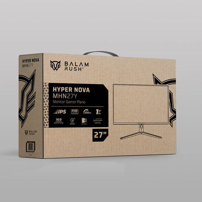 Balam Rush BR-942973 monitor de computadora 68.6 cm (27") 1920 x 1080 Pixeles Full HD LED Negro