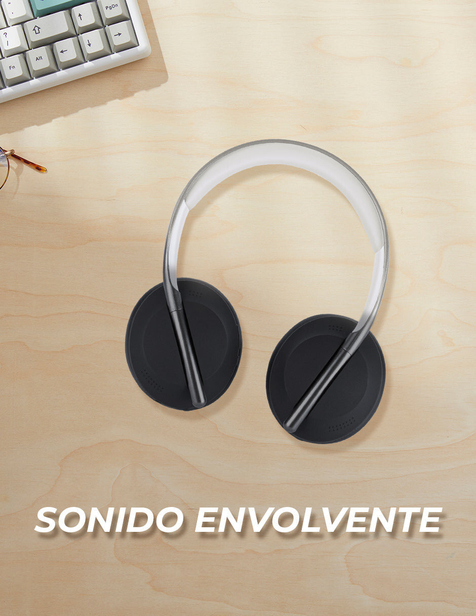 TechZone TZDJ01 audífono y auriculare Audífonos Inalámbrico y alámbrico Diadema Música USB Tipo C Bluetooth Negro, Gris