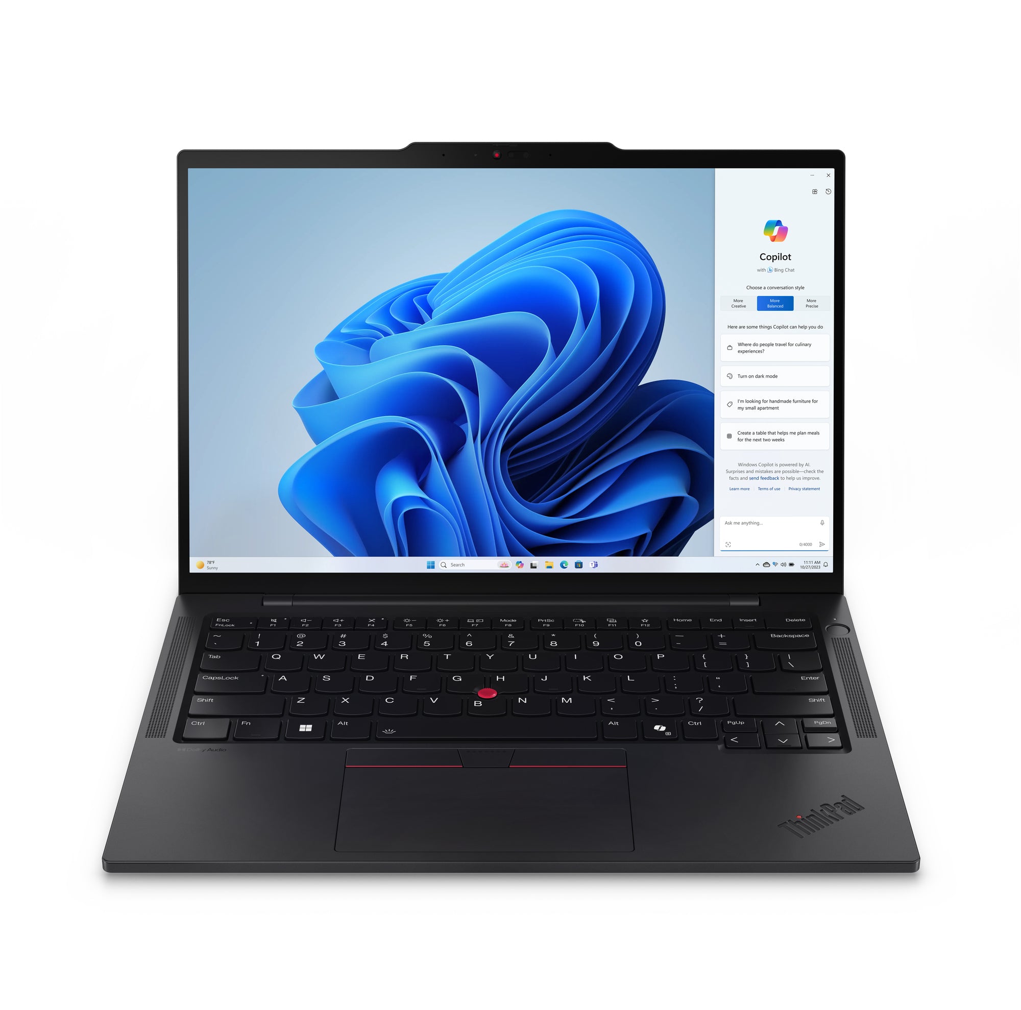 Laptop Lenovo ThinkPad T14s G5 Intel Core Ultra 7 155U NonTouch Windows 11 Pro 64 32 GB 1TB SSD3YR Premier NBD