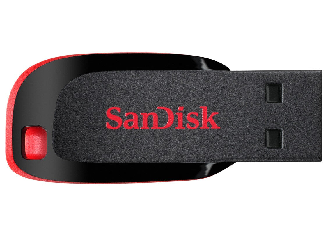 SanDisk Cruzer Blade unidad flash USB 32 GB USB tipo A 2.0 Negro, Rojo
