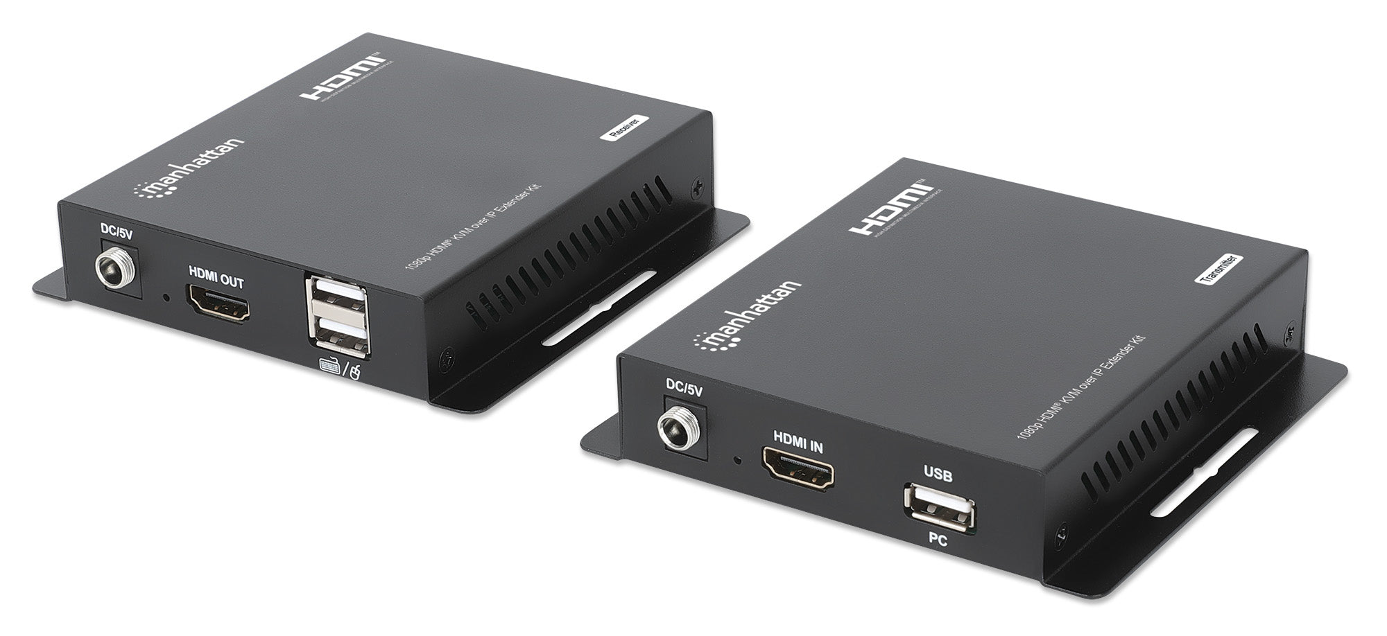 Manhattan HDMI KVM Video Extender 120M via Cat6 1080p