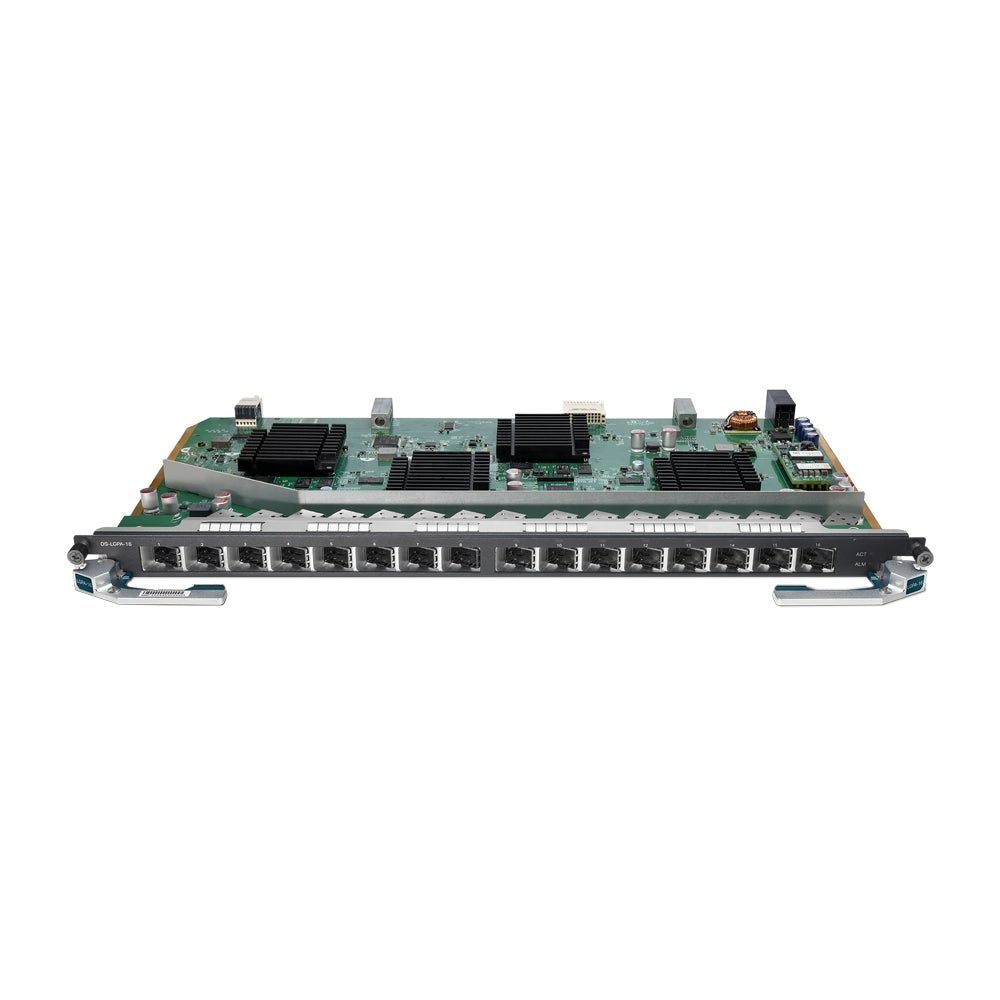 TARJETA DE SERVICIO | TP-LINK | DS-LGPA-16 | 16 PUERTOS GPON PARA OLT DSP8000X2 | SPLITEO DE 1:128 | CONEXIÓN DE HASTA 2048 CLIENTES | DISTANCIAS DE HASTA 20 KM