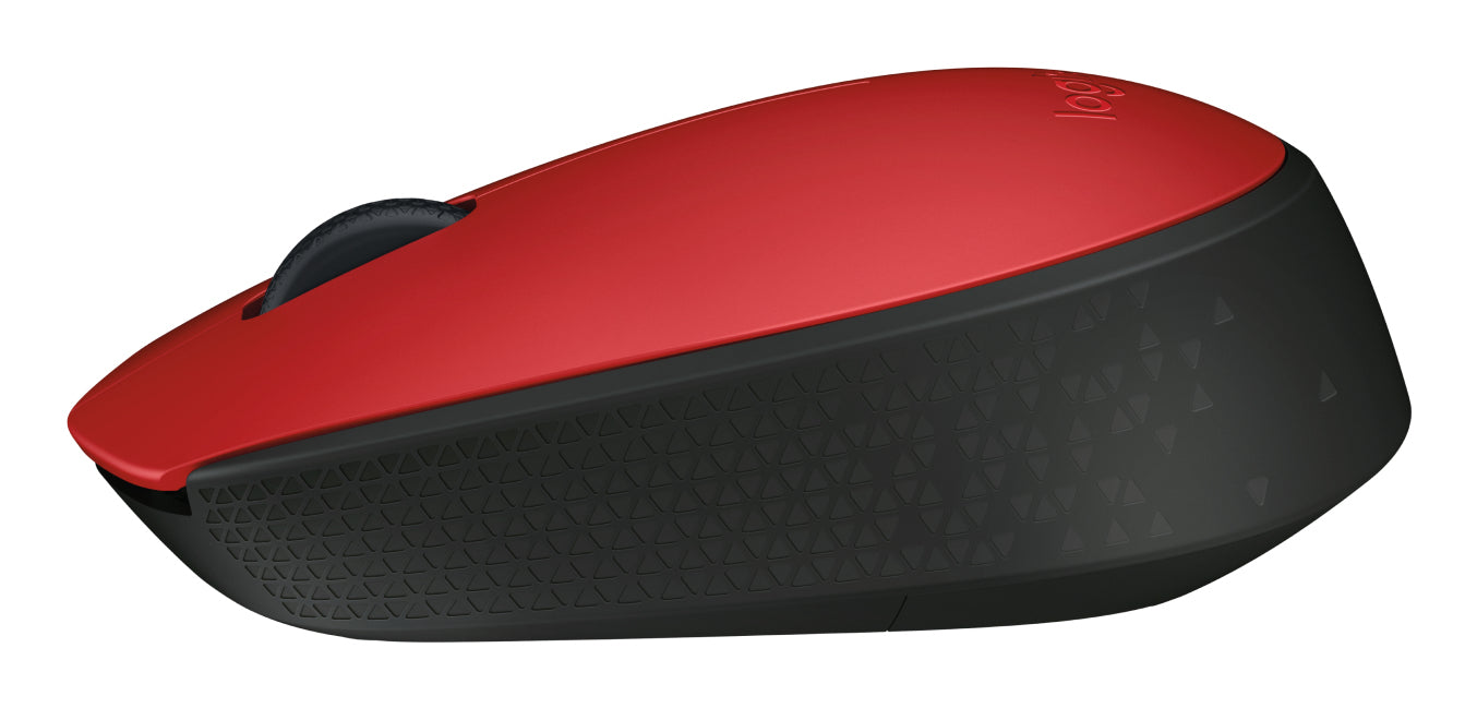 Mouse Logitech M170 Inalámbrico Plug and Play USB Color Rojo