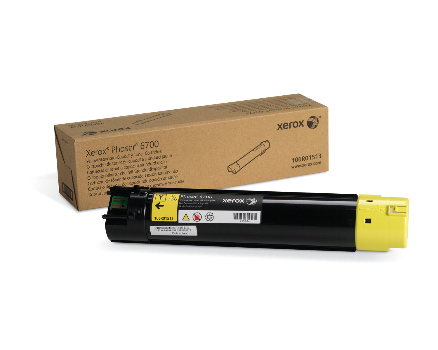 Xerox 106R01513 cartucho de tóner 1 pieza(s) Original Amarillo
