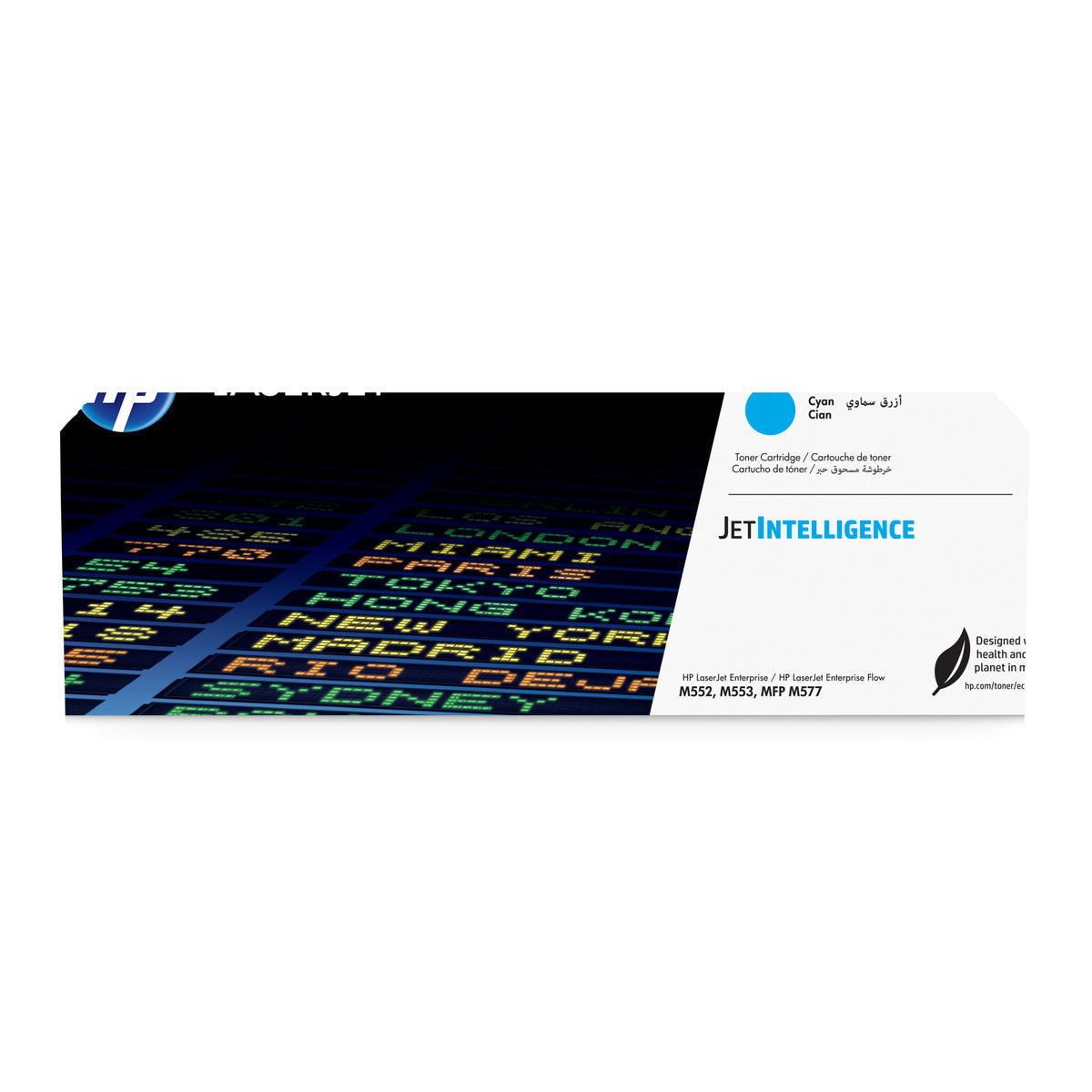 HP Cartucho de tóner original LaserJet 508A cian
