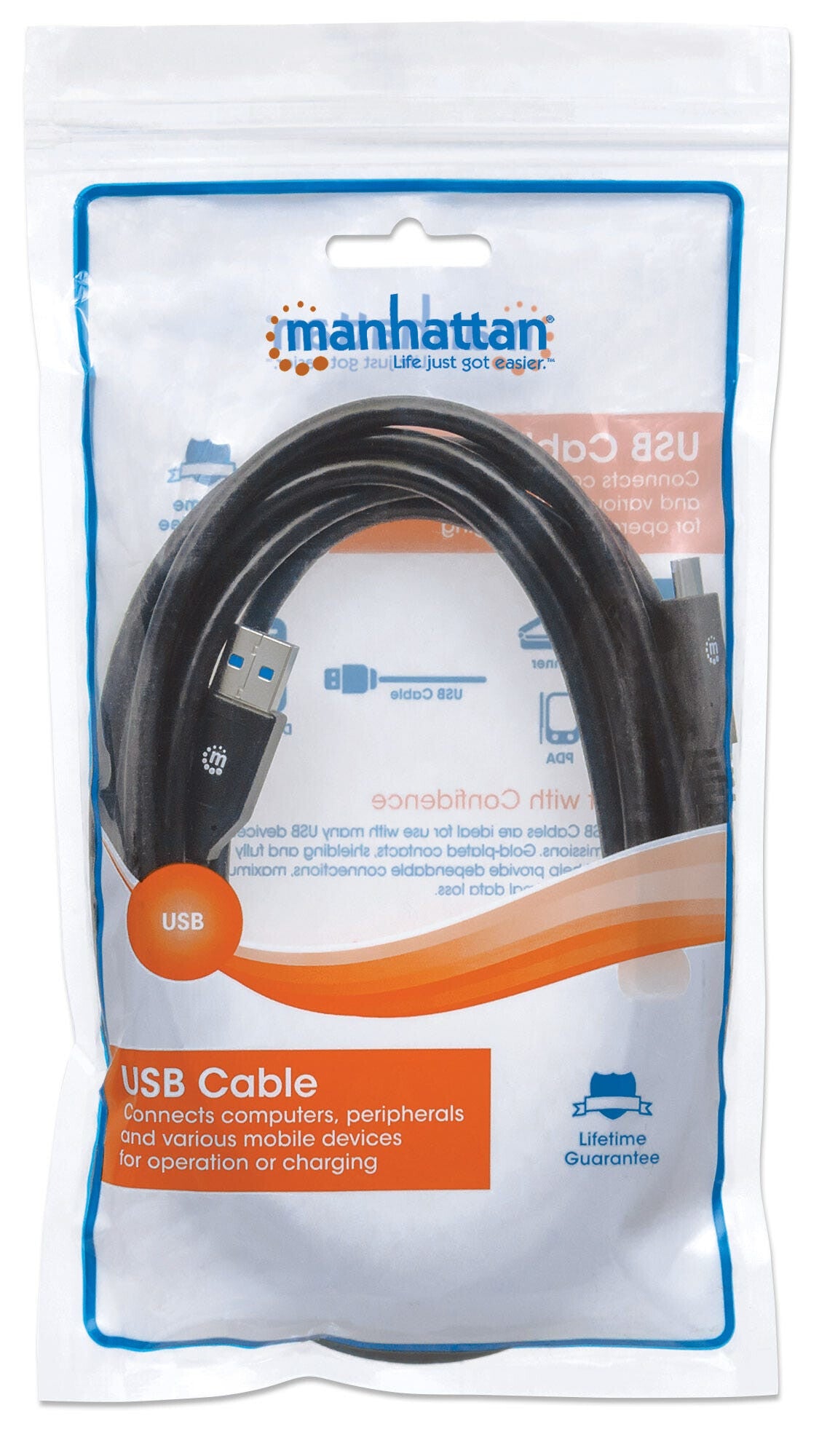 Manhattan Cable para Dispositivos USB-C de SúperVelocidad