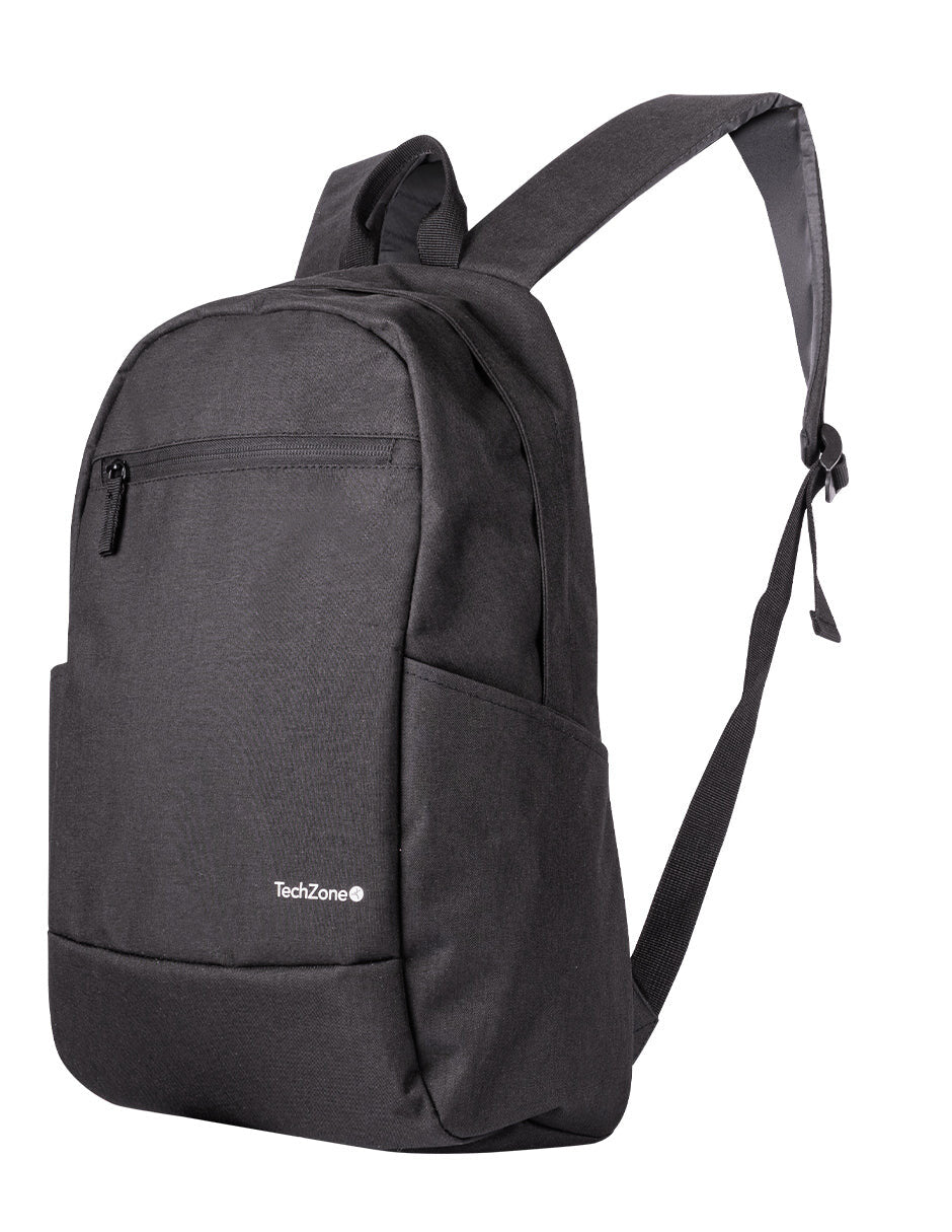 TechZone TZLBP15 mochila City backpack Negro Poliéster