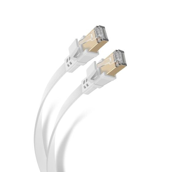 Steren 380-510BL cable de red Blanco 10 m Cat8 S/UTP (STP)