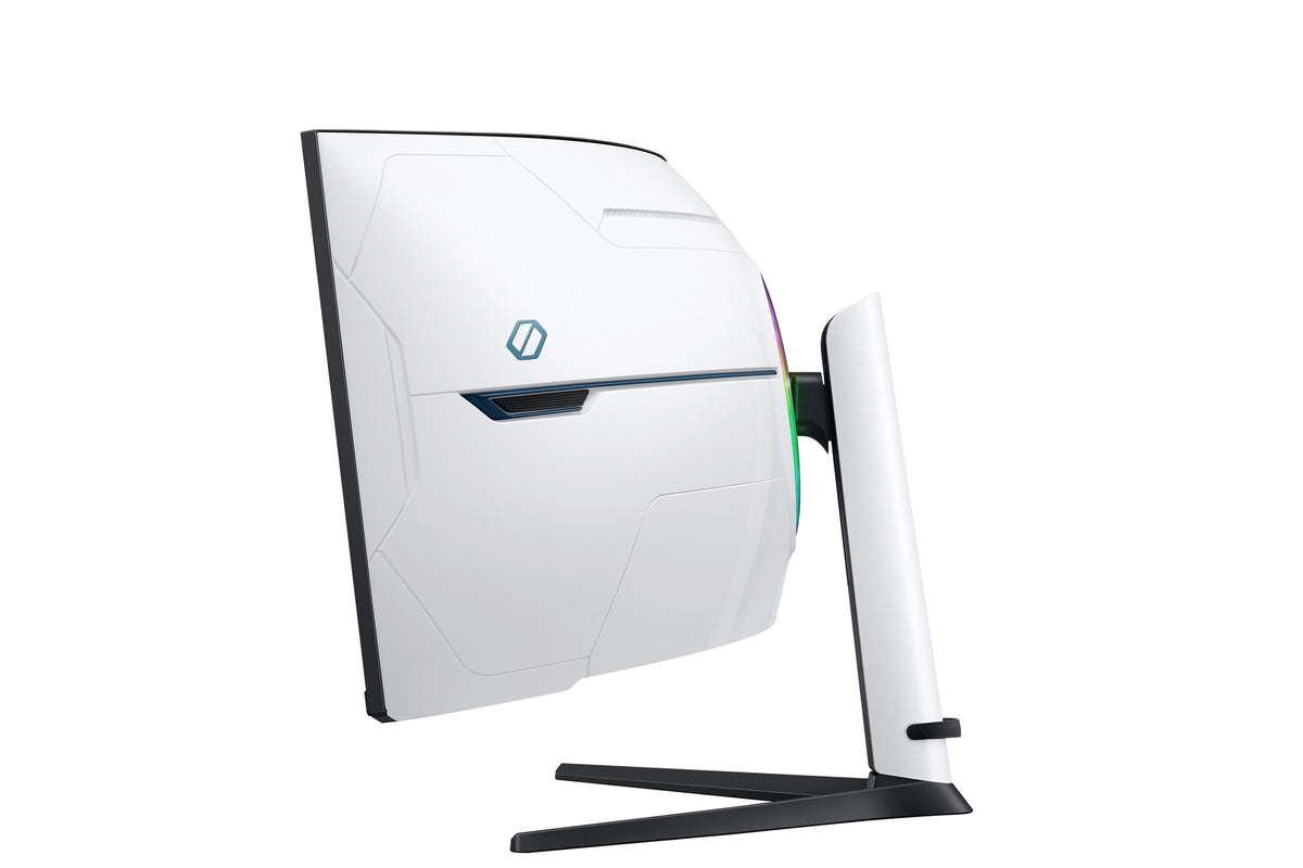 Samsung LS57CG950NLXZX monitor de computadora 144.8 cm (57") 7680 x 2160 Pixeles Dual UHD LED Negro, Blanco
