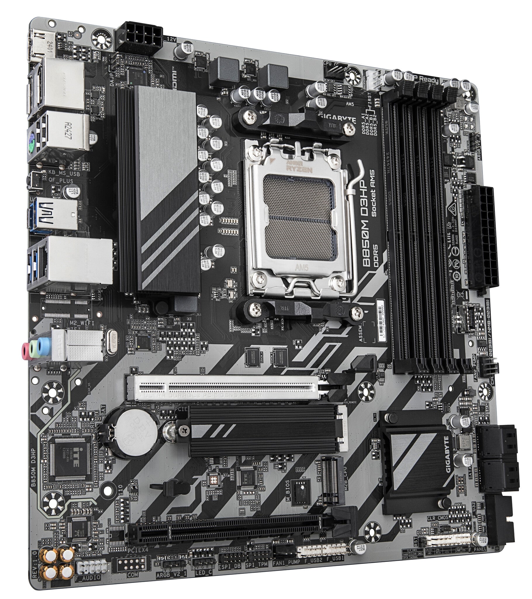 GIGABYTE B850M D3HP placa base AMD B850 Enchufe AM5 Micro ATX