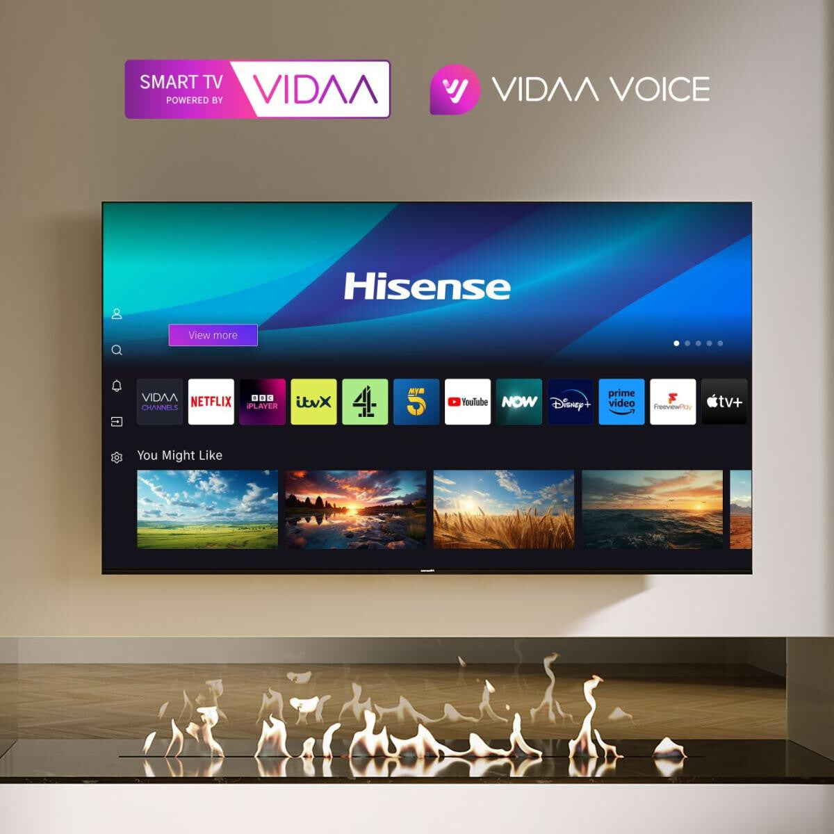 Hisense 85A6N 2.16 m (85") 4K Ultra HD Smart TV Wifi Negro 400 cd / m²