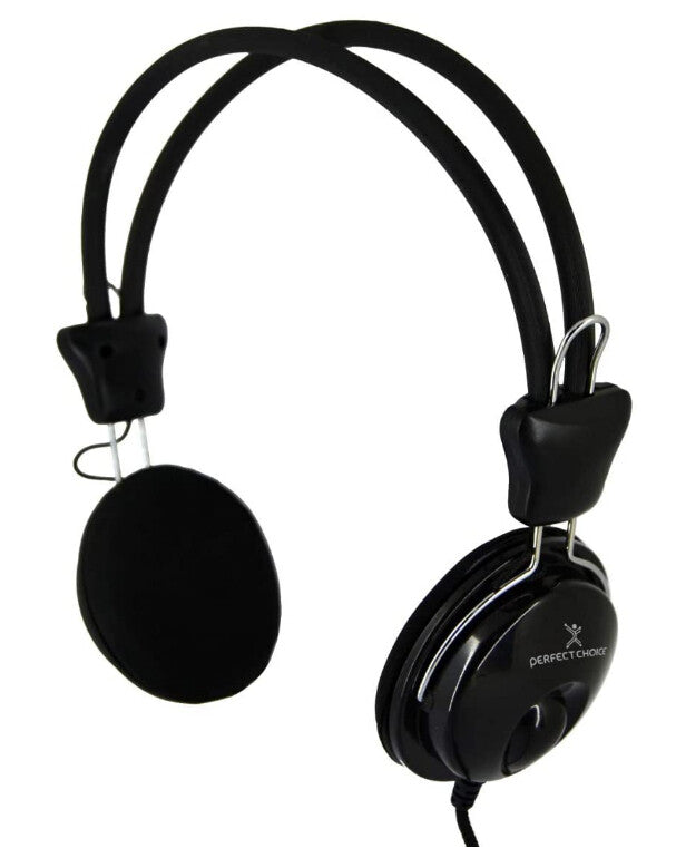 Perfect Choice PC-113171 audífono y auriculare Auriculares Alámbrico Diadema Llamadas/Música Negro