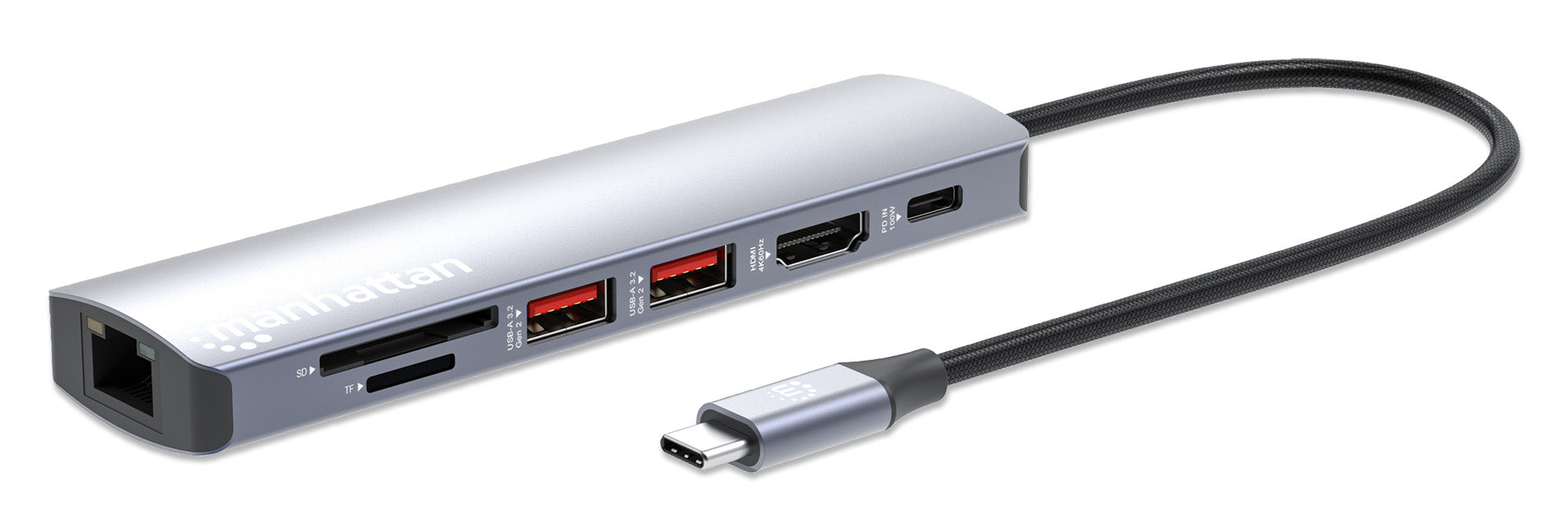 Manhattan USB-C Docking Station with Card Reader