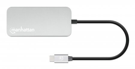 Manhattan Docking Station para conexión USB-C 8 en 1 con entrega de energía