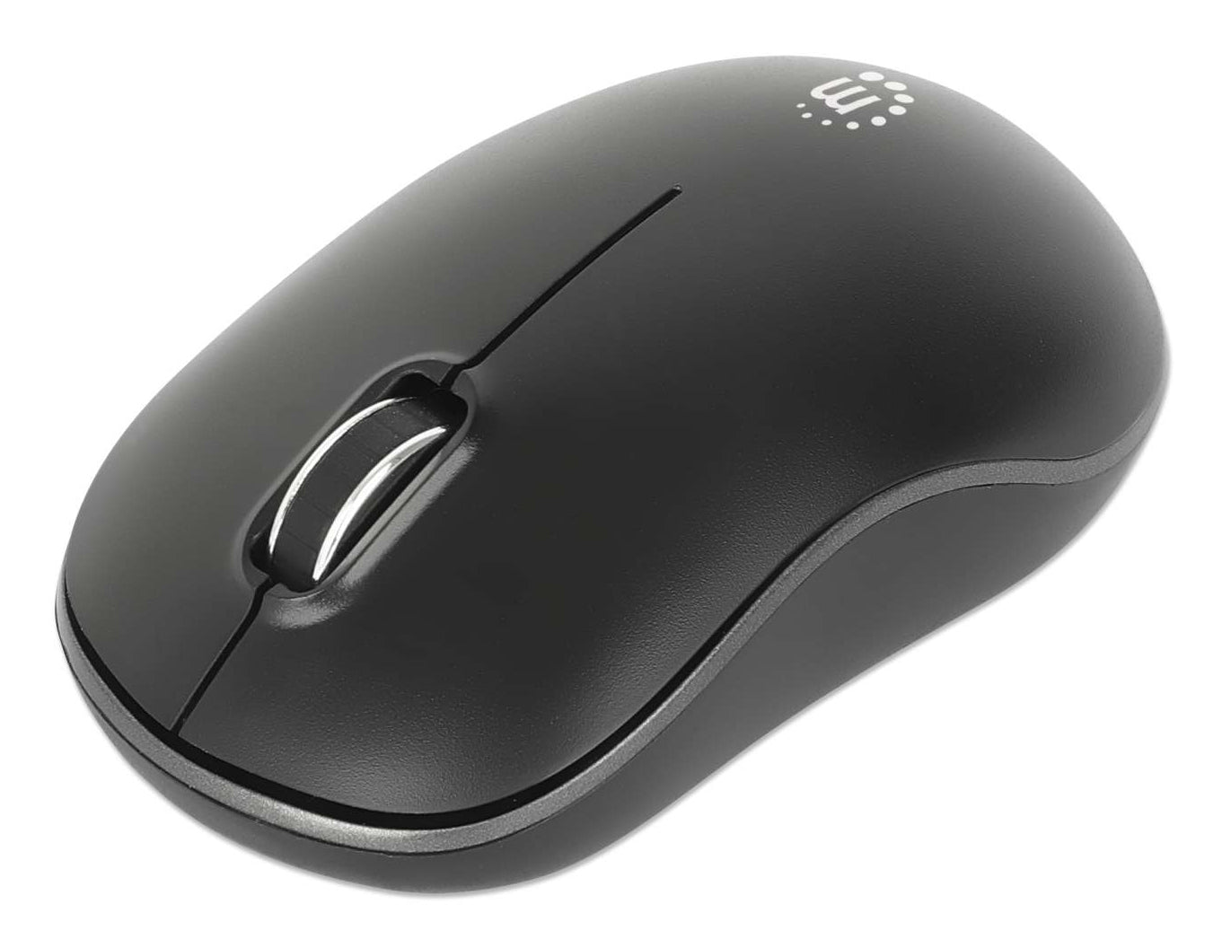 Mouse Optico Inalambrico Manhattan 3 botones 2.4G Negro