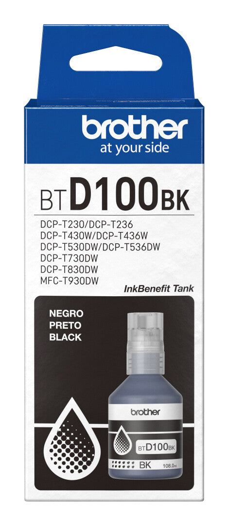 Brother BTD100BK repuesto de tinta para impresoras Original