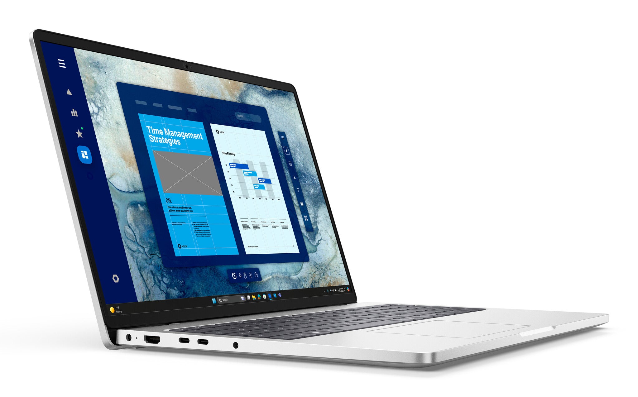 DELL Pro 16 PC16250 Intel Core Ultra 7 255U Computadora portátil 40.6 cm (16") Full HD+ 16 GB DDR5-SDRAM 512 GB SSD Wi-Fi 6E (802.11ax) Windows 11 Pro Español Platino, Plata