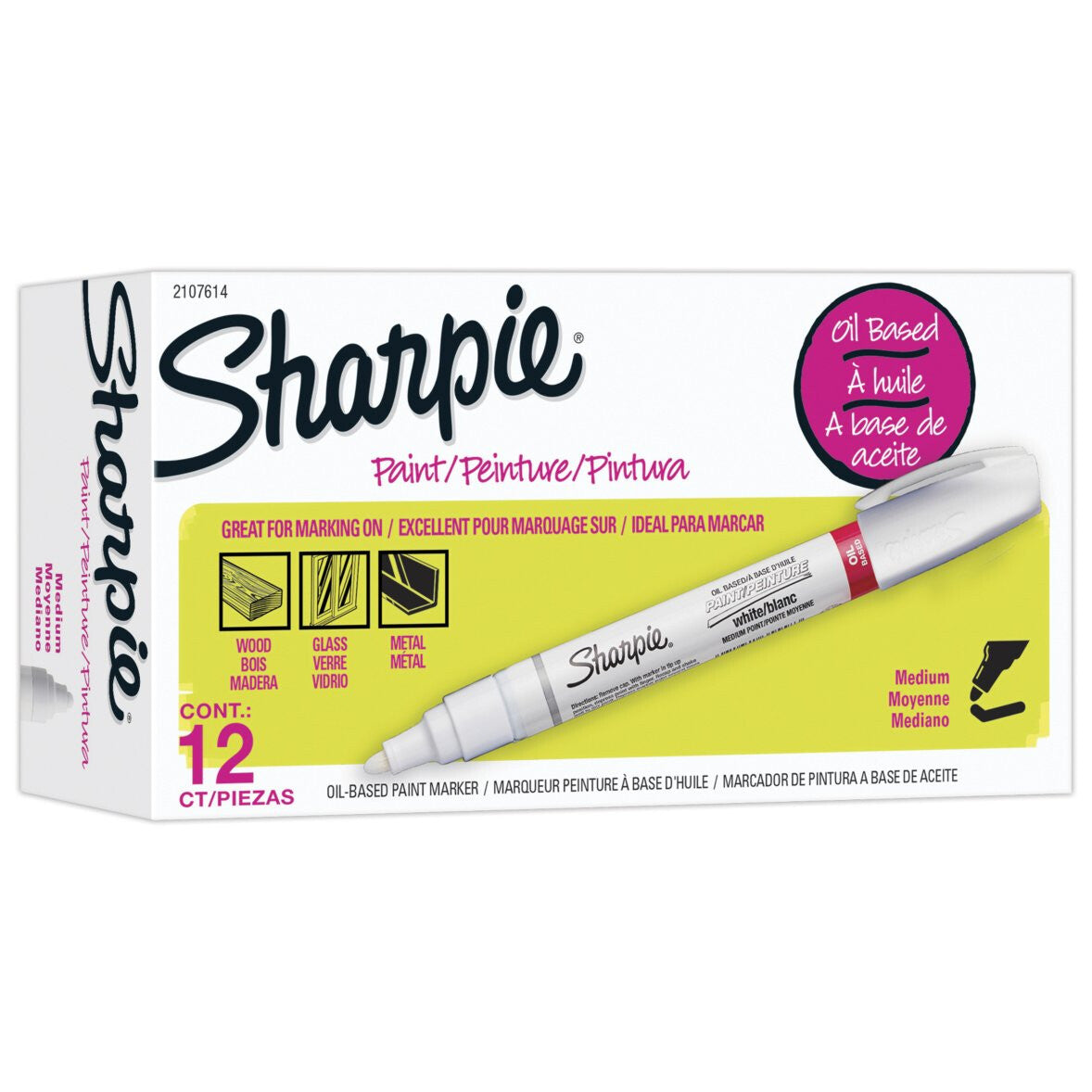 Sharpie 2107617 Plata 12 pieza(s)