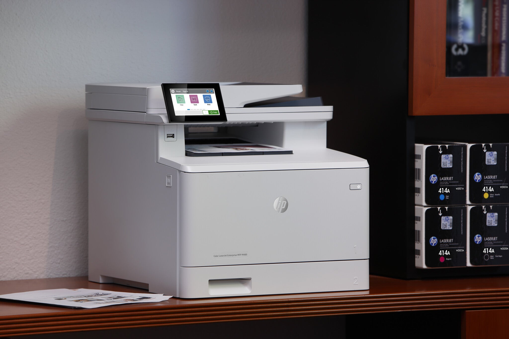 HP Cartucho de tóner original LaserJet 414A amarillo