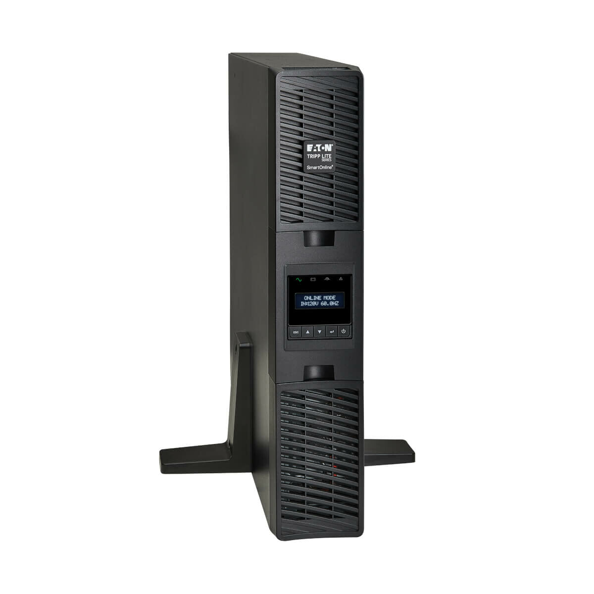 Tripp Lite SU3000RTXLCD2U SmartOnLine 3000VA 2700 W 120 V UPS de doble conversión - 7 Tomas de corriente, funcionamiento ampliado, opción de tarjeta de red, LCD, USB, DB9, 2U en rack/Torre