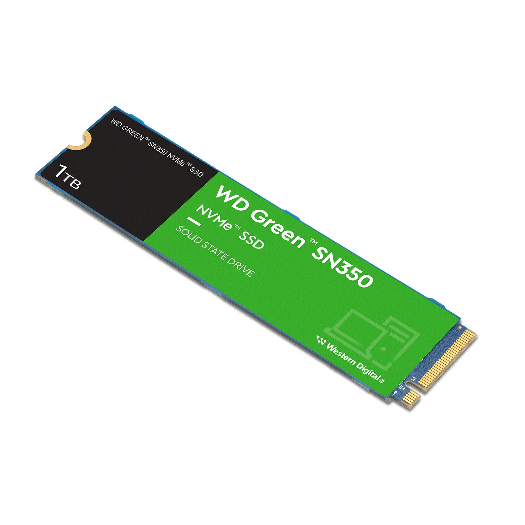 Western Digital Green WDS100T2G0C unidad interna de estado sólido 1 TB M.2 PCI Express 3.0 NVMe