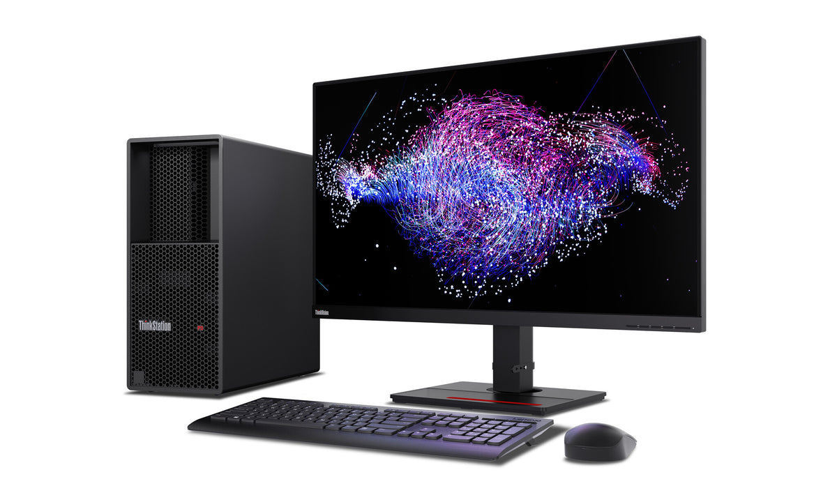 Lenovo ThinkStation P3 Tower Gen 2 Intel Core Ultra 7 265 32 GB DDR5-SDRAM 1 TB SSD NVIDIA RTX 2000 Ada Windows 11 Pro Estación de trabajo Negro