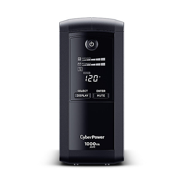 CyberPower LCD CP1000AVRLCDa sistema de alimentación ininterrumpida (UPS) Línea interactiva 1 kVA 600 W 9 salidas AC