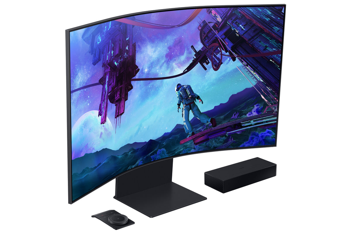 Samsung LS55CG970NLXZX monitor de computadora 139.7 cm (55") 3840 x 2160 Pixeles 4K Ultra HD LED Negro