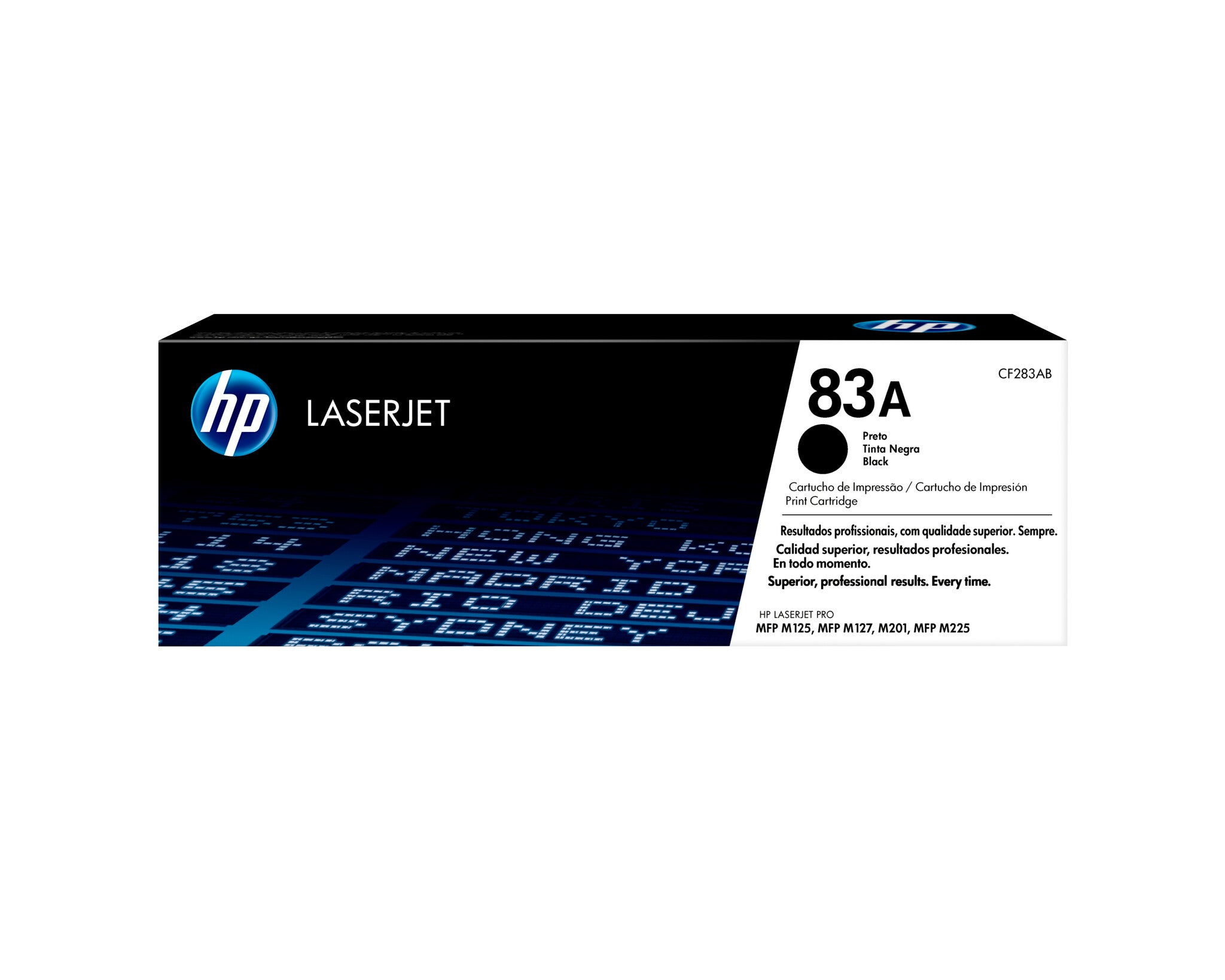 HP Cartucho original de tóner negro 83A LaserJet