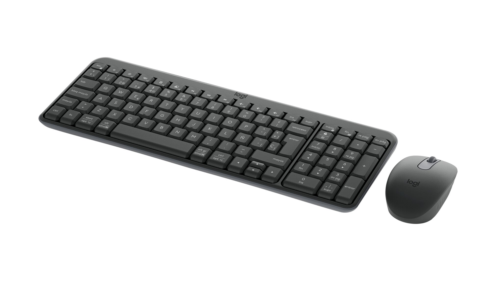 Logitech 920-013514 teclado Ratón incluido Universal Bluetooth QWERTY Español Grafito