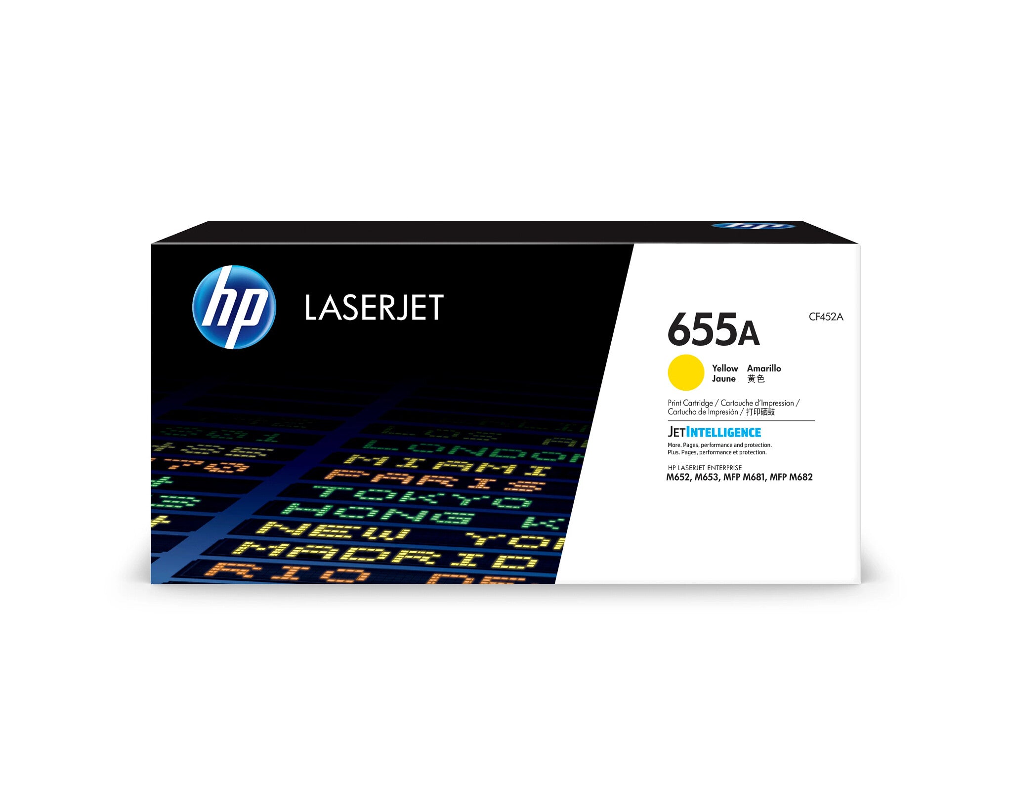 HP Cartucho de tóner amarillo original LaserJet 655A