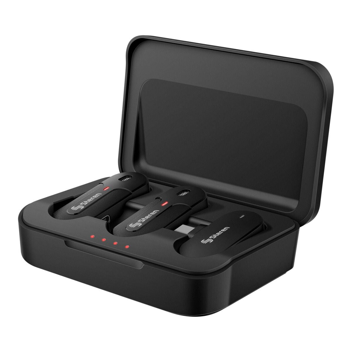 Steren MIC-9050 micrófono Negro Micrófono de solapa/Lavalier