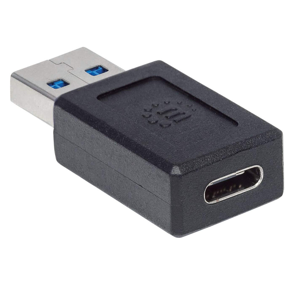 Manhattan Adaptador de USB-A a USB-C con Súper Velocidad