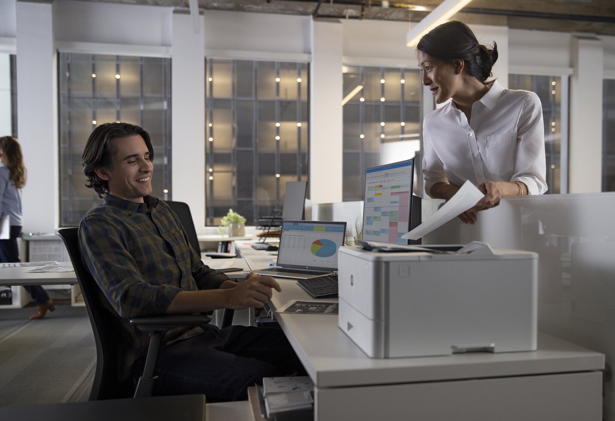 HP LaserJet Enterprise M406dn Blanco y negro Impresora, Ethernet solamente; A doble cara