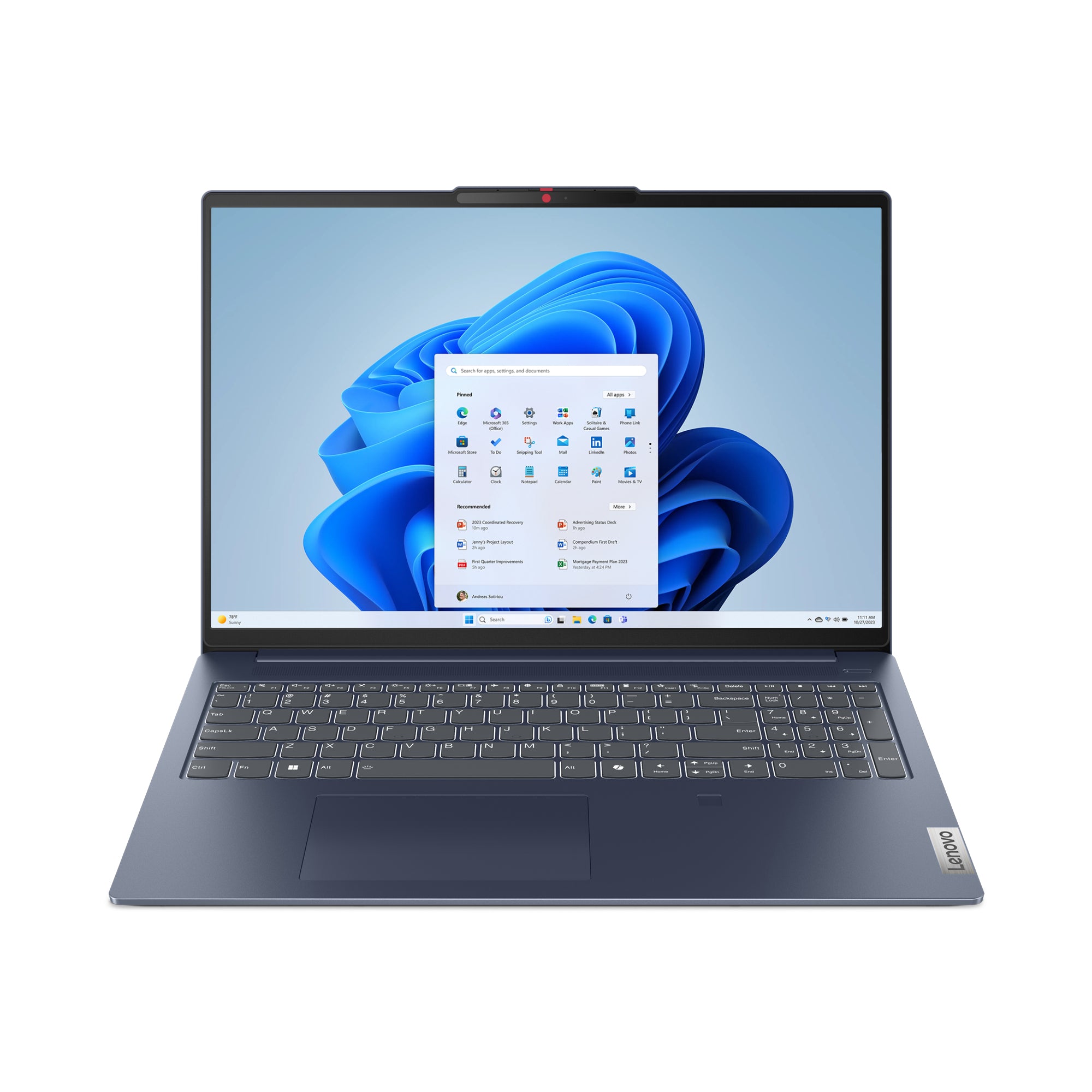 Laptop Lenovo Ideapad Slim 5 16IMH9 Core U7-155H 16 GB 512GB SSD Pantalla 16 Windows 11 Home