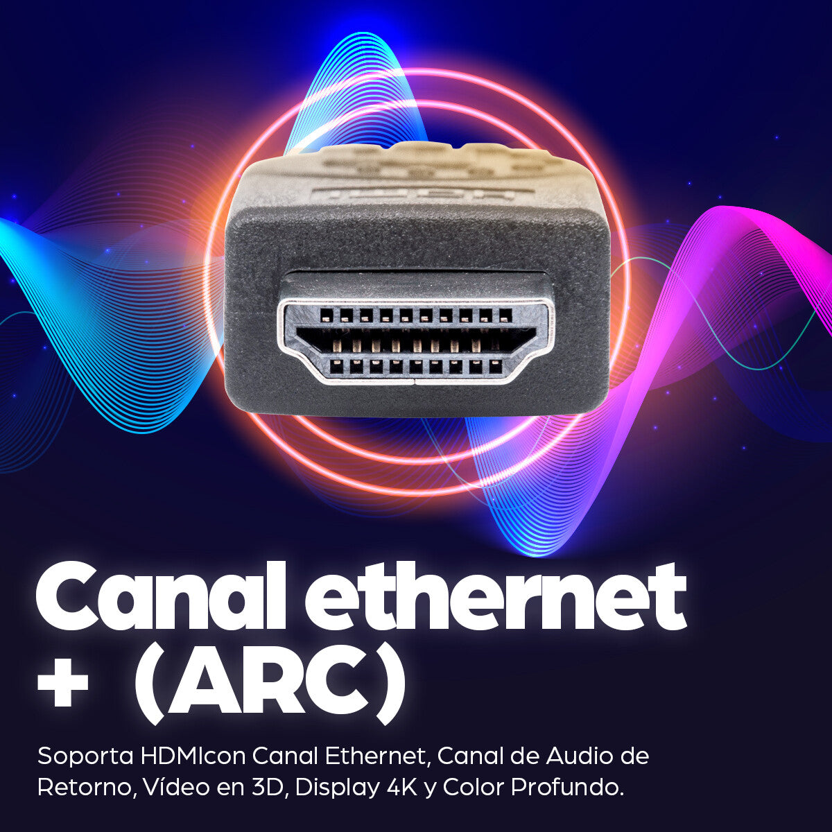 Manhattan Cable HDMI de Alta Velocidad con Canal Ethernet