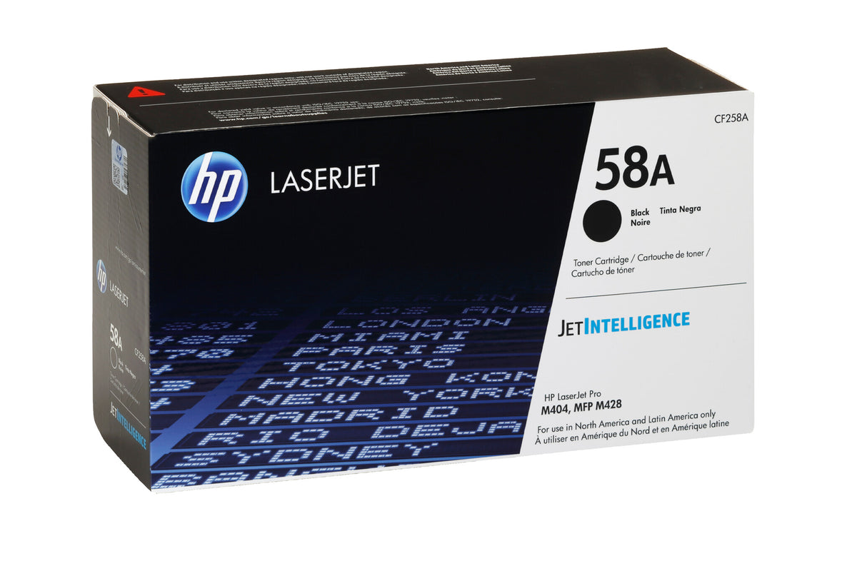 HP Cartucho de tóner original 58A LaserJet negro