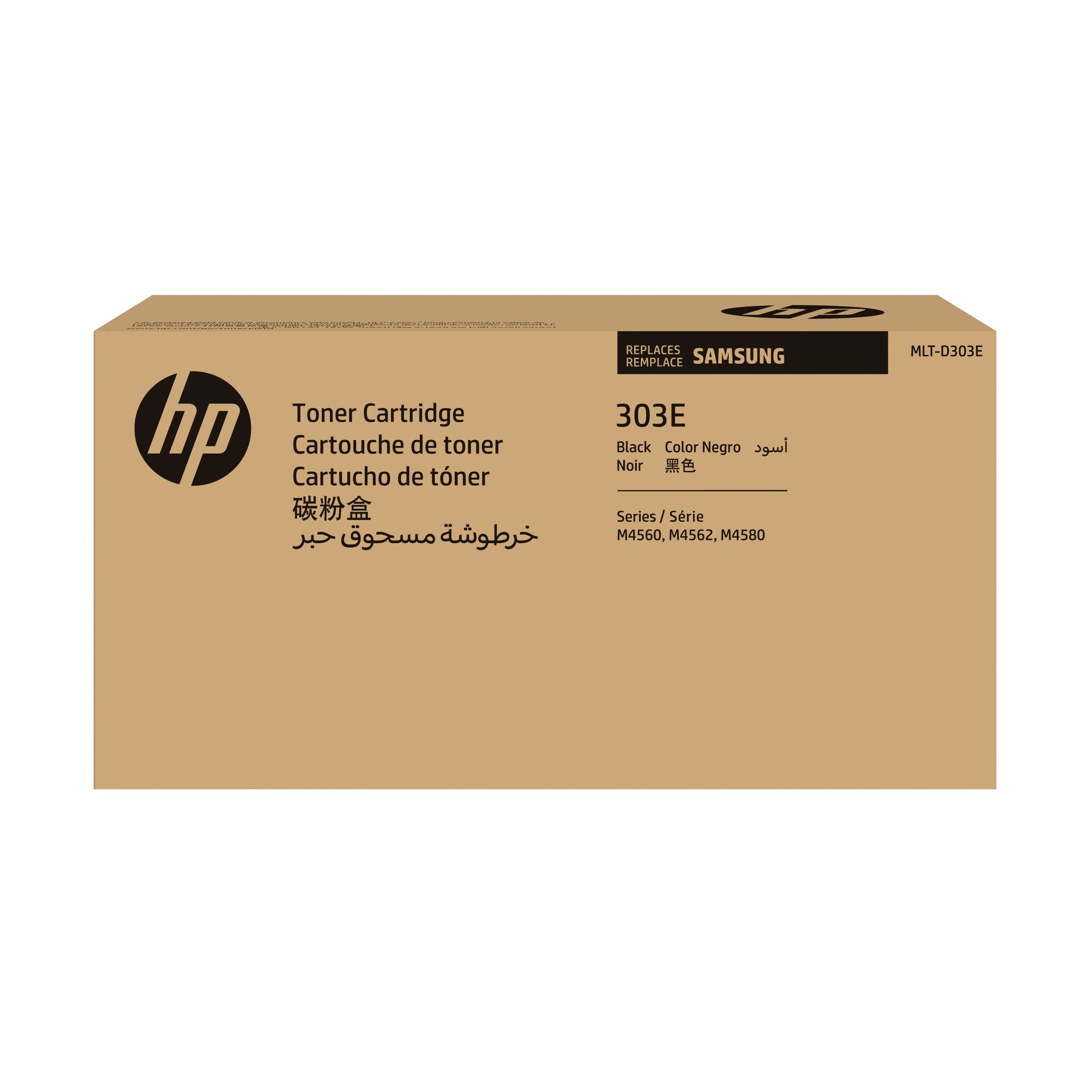 Samsung Cartucho de tóner original HP MLT-D303E de extra alto rendimiento, negro