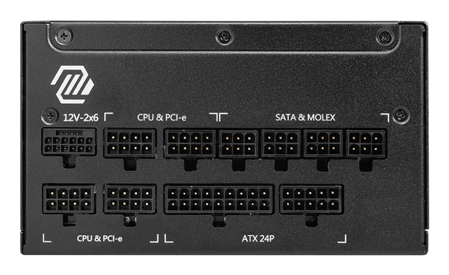MSI MAG A1250GL PCIE5 unidad de fuente de alimentación 1250 W 24-pines ATX ATX Negro